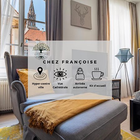 Chez Francoise - Hyper-Centre, Vue Cathedrale Apartment สตราสบูร์ก ภายนอก รูปภาพ
